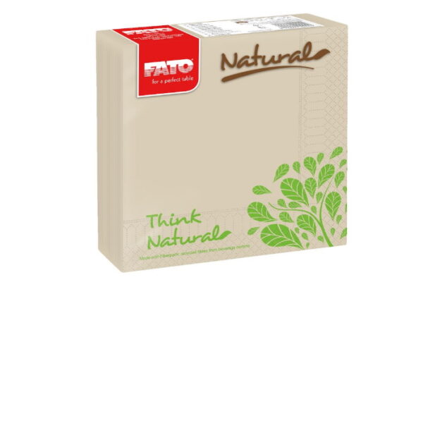 Lucart Eco Natural serviett<br> 2-lags (for dispensere T3)<br> 16,3x23,5cm<br> 6000 stk