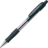 Kulepenn Supergrip sort bpgp-10r-m 12 stk