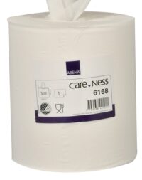 Tørkerull hvit 1­-lags Midi <br>320m x 20cm Ø18,5cm <br>100% nyfiber 6 ruller - Bilde 2