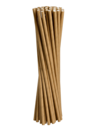 Sugerør<br>Brun, 19,5cm